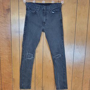 Levi Strauss Ripped Slim Fit Jeans Mens 34x36